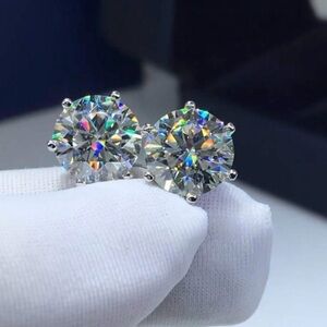 Elegant Silver Stud Earrings